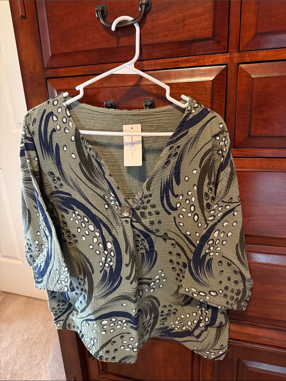 Women’s Cotton Gauze Top from Italy